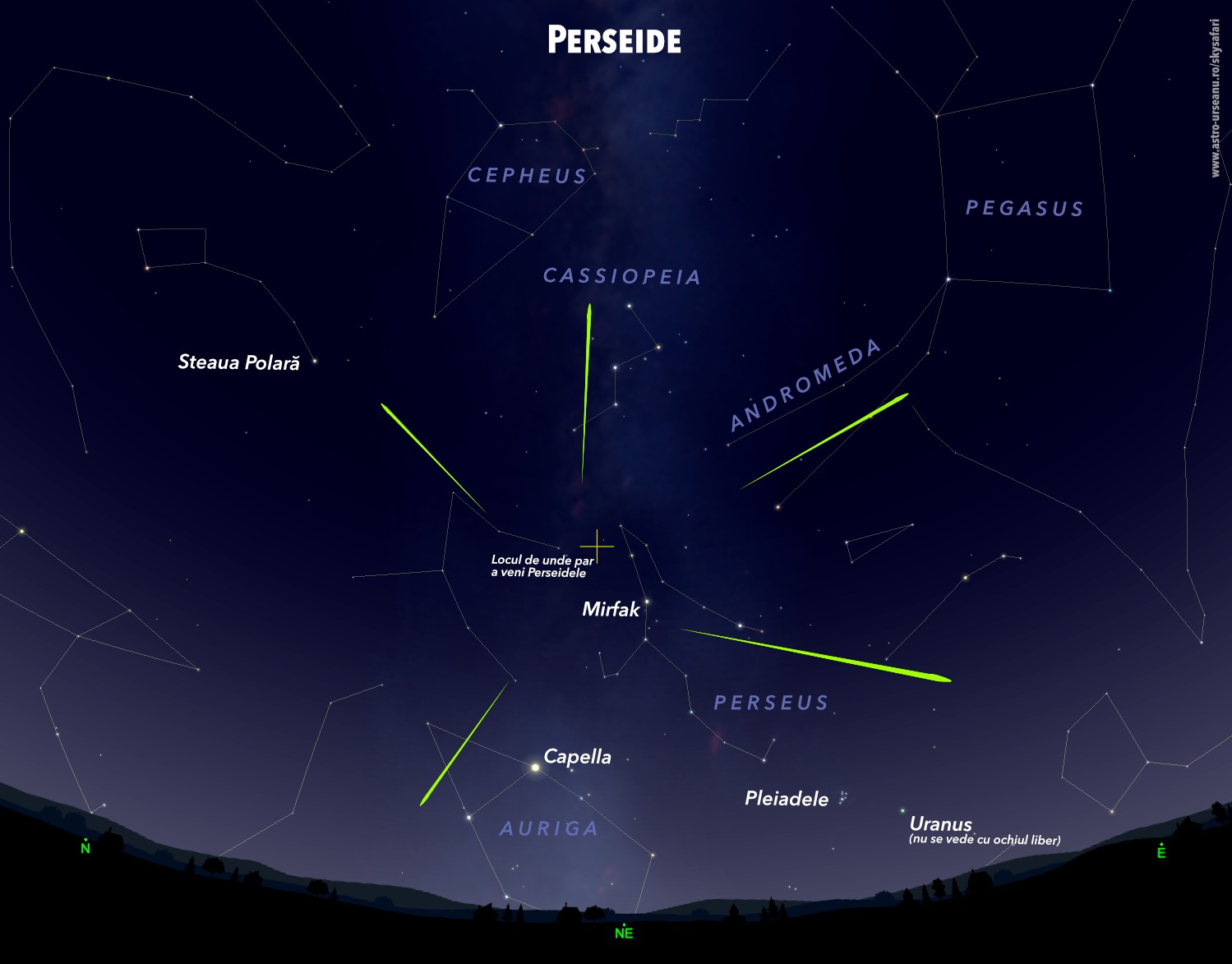 Suntem în prima perioadă de activitate a perseidelor
