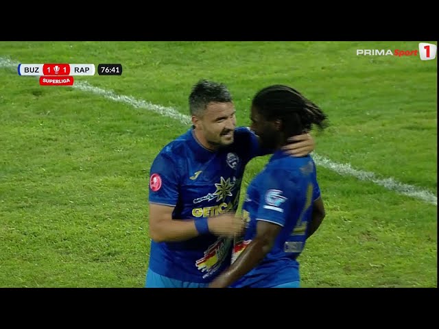 VIDEO: Rapid nu câștigă nici pe terenul unei nou-promovate: Gloria Buzău, cu un Budescu în mare formă, scoate un punct din meciul cu ”giuleștenii”