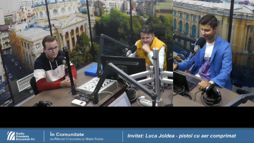 „În Comunitate”, ediție sportivă: campionul mondial la pistol cu aer comprimat de la 10 metri, Luca Joldea, despre investițiile care se fac în disciplină, dar și despre performanțele sale recente