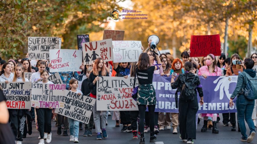 Marşul “Împreună pentru Siguranţa Femeilor” 2024 pe 20 octombrie, în Bucureşti