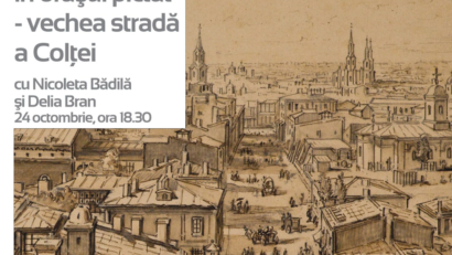 “Călătorie în orașul pictat – vechea stradă a Colței” – Conferință și lansare de carte la Palatul Suțu