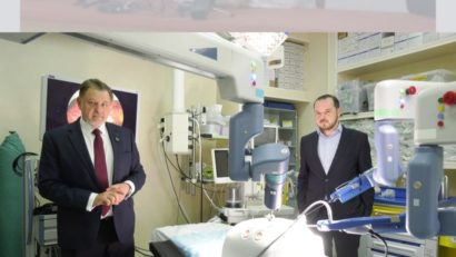 Robotul chirurgical de la Spitalul “Grigore Alexandrescu” este funcţional; primele operaţii – săptămâna viitoare