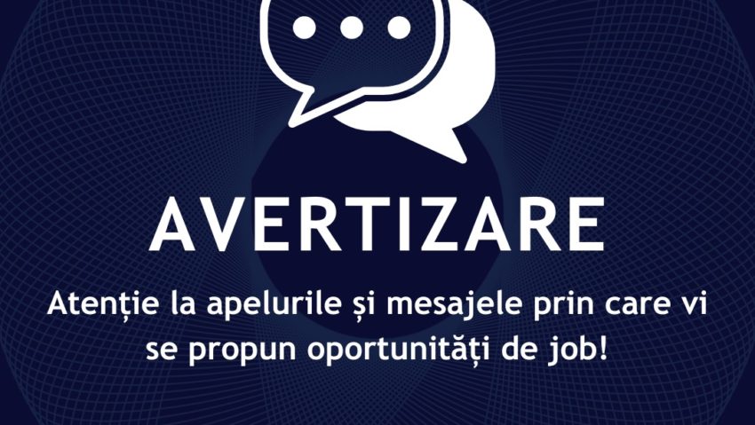 DNSC avertizează în legătură cu mesajele care oferă “job-uri online”