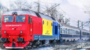 “Trenul Unirii” va circula sâmbătă între București și Iași, locomotiva decorată în culorile tricolorului