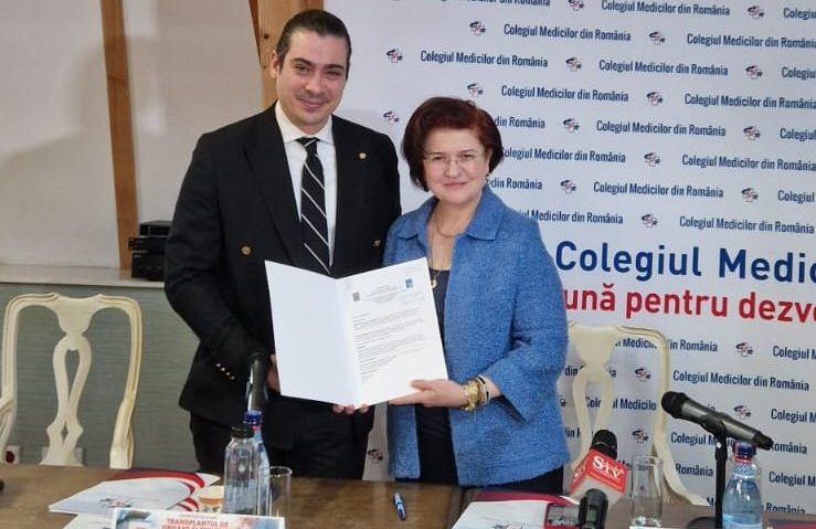 Colegiul Medicilor din România şi Agenţia Naţională de Transplant au încheiat un acord de parteneriat