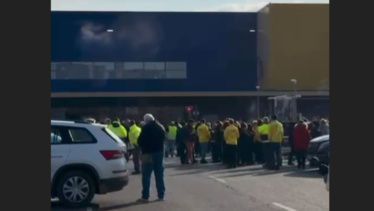 Incendiu la IKEA Băneasa