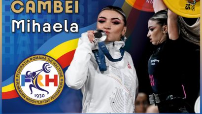 Mihaela Cambei și Tiberiu Donose au fost desemnați cei mai buni halterofili români ai anului 2024