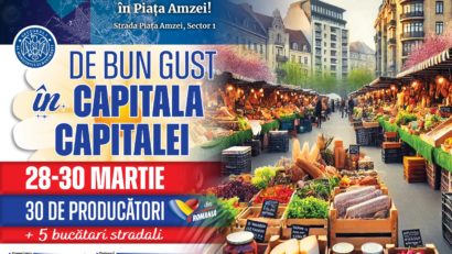 Weekend gustos în Amzei: La piaţa volantă vin, în premieră, şi bucătarii stradali