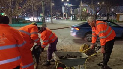 Intervenţii pentru repararea străzilor din Capitală!