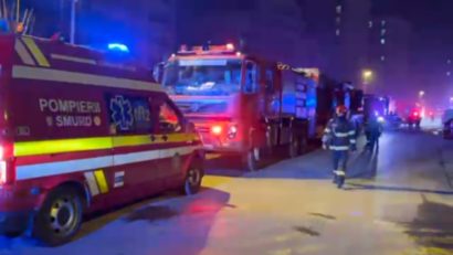 ISUBIF: Incendiu în interiorul unei parcări subterane în Ștefăneștii de Jos, Ilfov