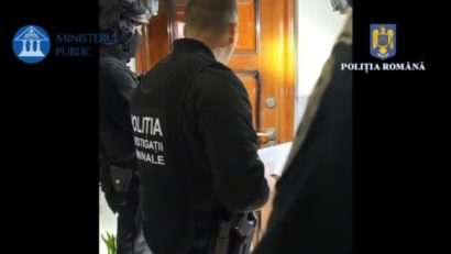 Percheziții desfășurate într-un dosar penal privind acțiuni împotriva ordinii constituționale și alte infracțiuni