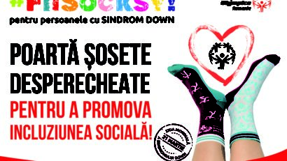 Special Olympics România lansează o nouă ediţie a campaniei #FiiSocksy
