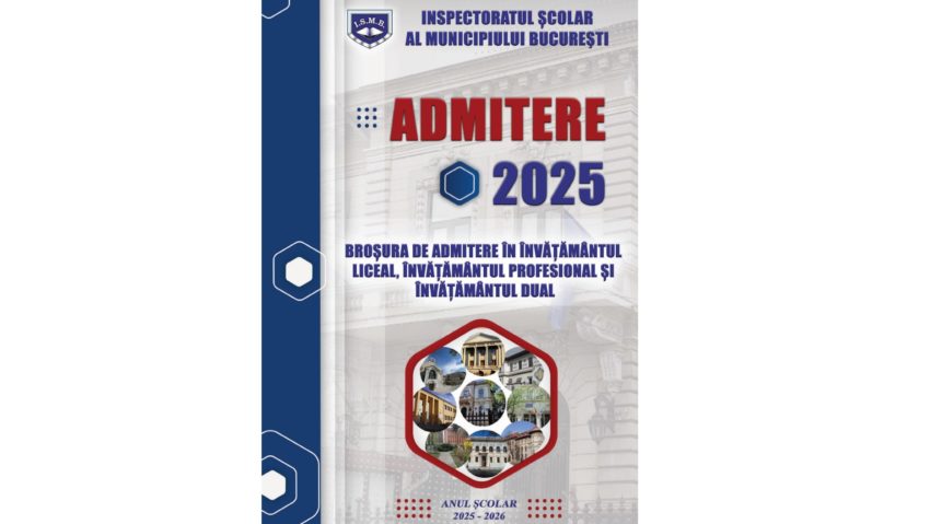 A fost publicatã broșura cu informatiile referitoare la admiterea din acest an, la liceele din Capitalã