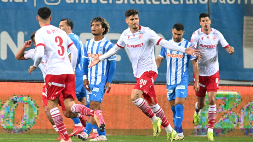 Meciul care a pus punct sezonului din Superligă, încheiat cu un succes al Universității Craiova în Oltenia: Dinamo București a pierdut în fața „alb-albaștrilor”, după ce a condus, iar „leii” își asigură ultima poziție de pe podium