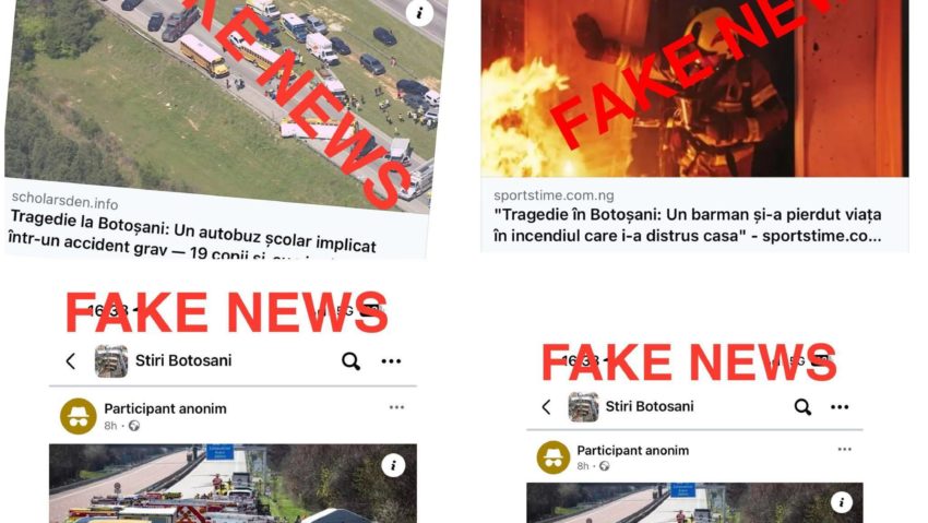 DSU: Atenție, ȘTIRI FALSE despre accidente grave, tragedii sau incidente!