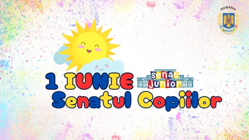 Flashmob artistic susținut de 500 de copii la Senatul României