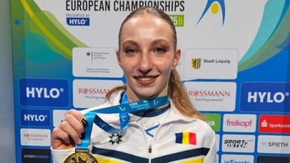Gimnastică artistică: Ana Bărbosu a câştigat aur la sol şi argint la bârnă, la Europenele de la Leipzig