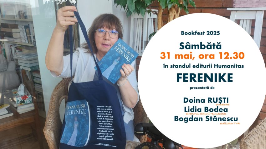 La ediția din vară a Bookfest, Doina Ruști va lansa două romane
