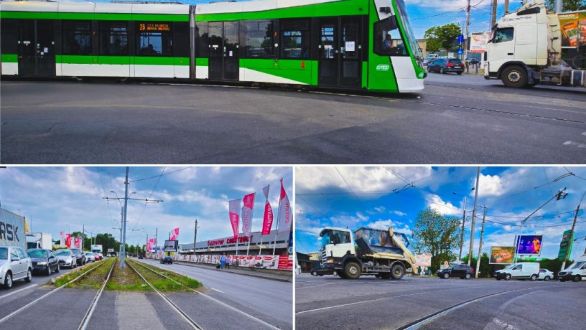 STB reface carosabilul în intersecțiile traversate de liniile de tramvai