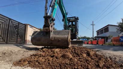 Lucrările de extindere a rețelei de apă și canalizare din Jilava au depășit pragul de 50%