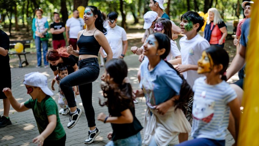 Activități distractive, în Parcul Bazilescu!