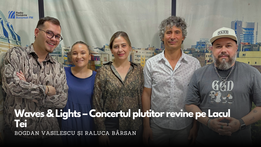 Waves & Lights – Concertul plutitor revine pe Lacul Tei cu o experiență muzicală unică | VIDEO