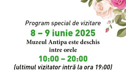 Muzeul Naţional de Istorie Naturală “Grigore Antipa” – deschis de Rusalii, duminică şi luni