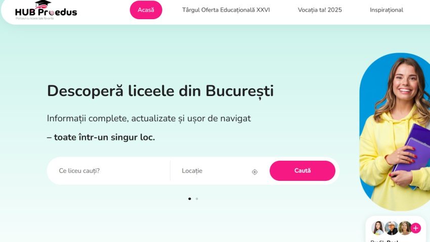 Platformă online pentru viitorii liceeni!