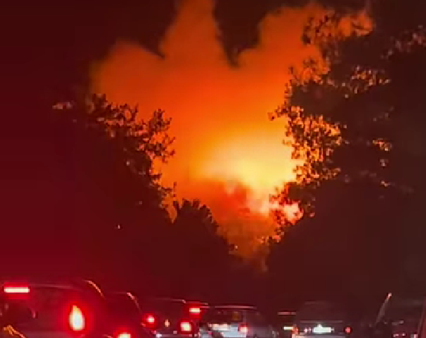 Incendiu de proporții în Thassos