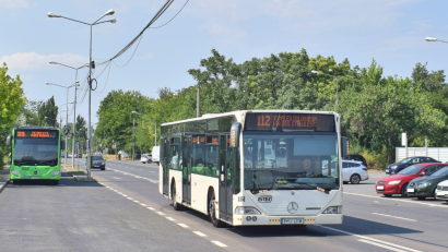 Linia 112, modificată temporar pentru executarea unor lucrări la reţeaua de gaze