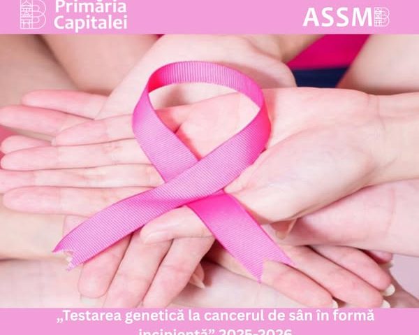 ASSMB: Testare genetică pentru cancerul de sân în stadii incipiente; 600 de beneficiari