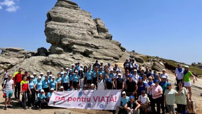 „Cadoul Vieții” – Mesaj de speranță de pe crestele Bucegilor