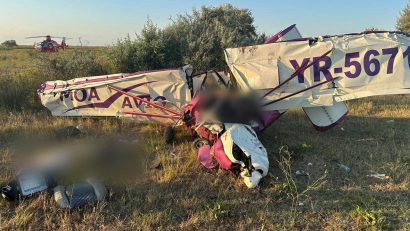 DSU- Weekend tragic în aviație: două accidente cu victime în Delta Dunării și Olt