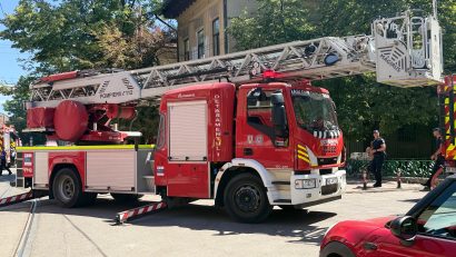 DSU- Incendiu la maternitatea Cuza Vodă din Iași