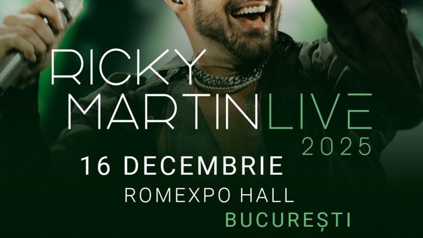 Ricky Martin concertează la Bucureşti pe 16 decembrie