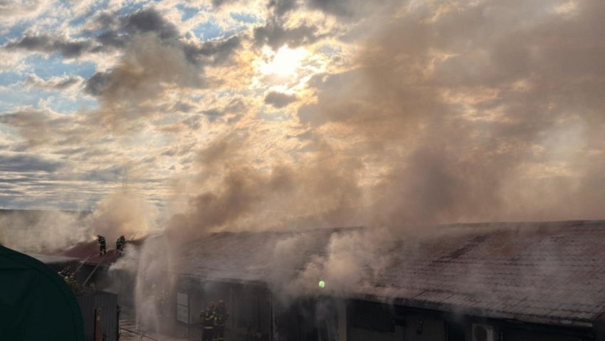 Update: Incendiu la Buftea