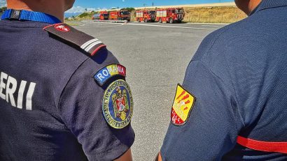Misiunea contingentului de pompieri români pre-poziționat în Republica Franceză s-a încheiat