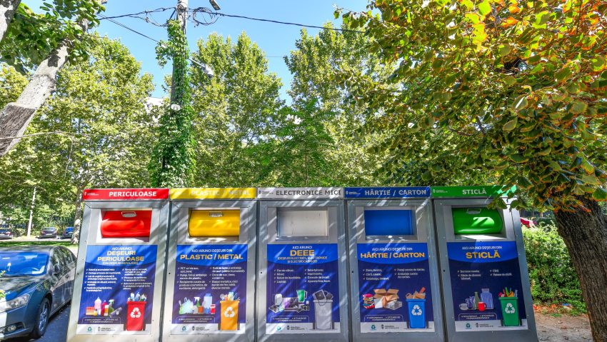 Sector 6: Punctele de colectare selectivă pe 6 fracţii, monitorizate video