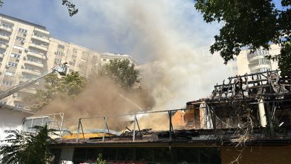 ISUBIF- Incendiu pe strada Sevastopol
