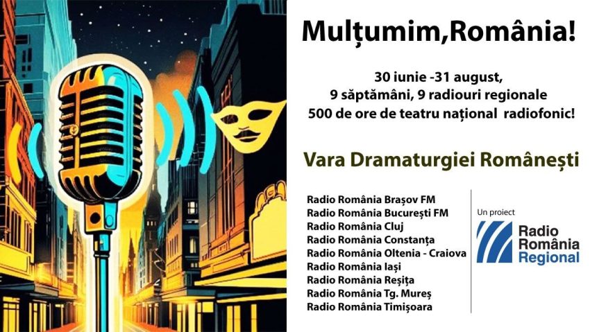 S-a încheiat Caravana Teatrului Radiofonic la Radio România Regional!