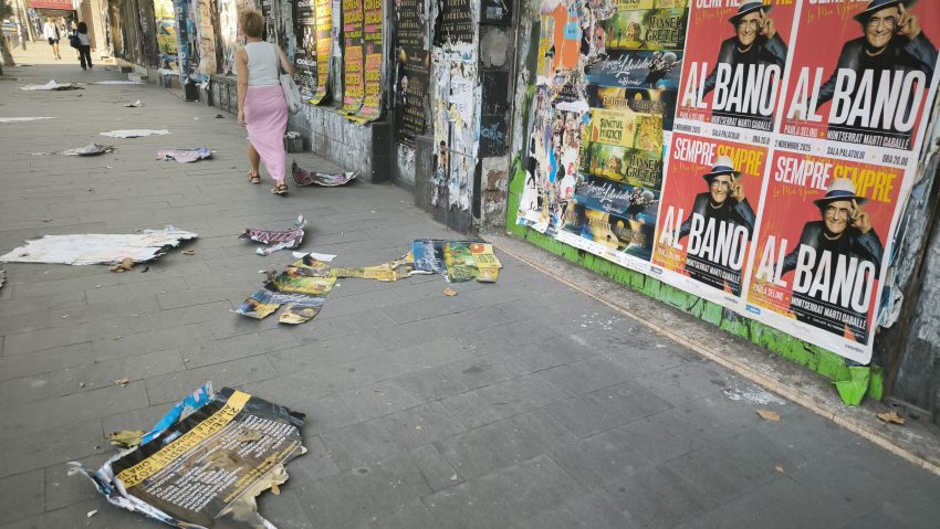 Primăria Capitalei aplică amenzi pentru afișajul ilegal