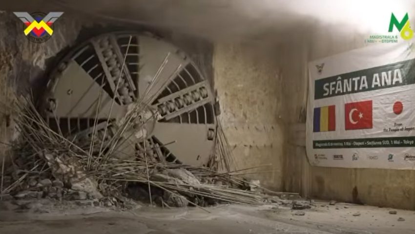 METROREX: e gata al doilea segment de tunel dintre viitoarele staţii de metrou Tokyo şi Aeroport Băneasa!