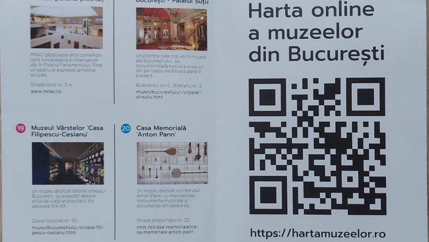 A fost lansată “Harta muzeelor din Bucureşti”
