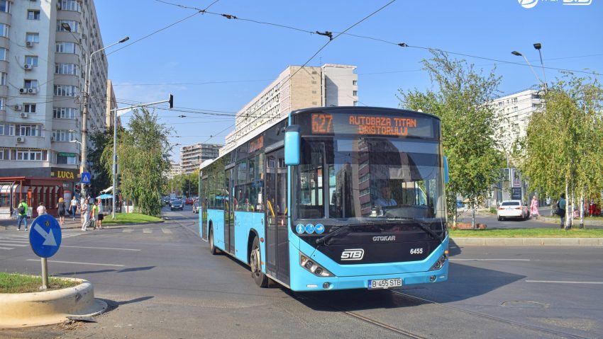 Autobuzele liniei 627 vor opri şi în staţia “Piaţa Râmnicu Sărat”