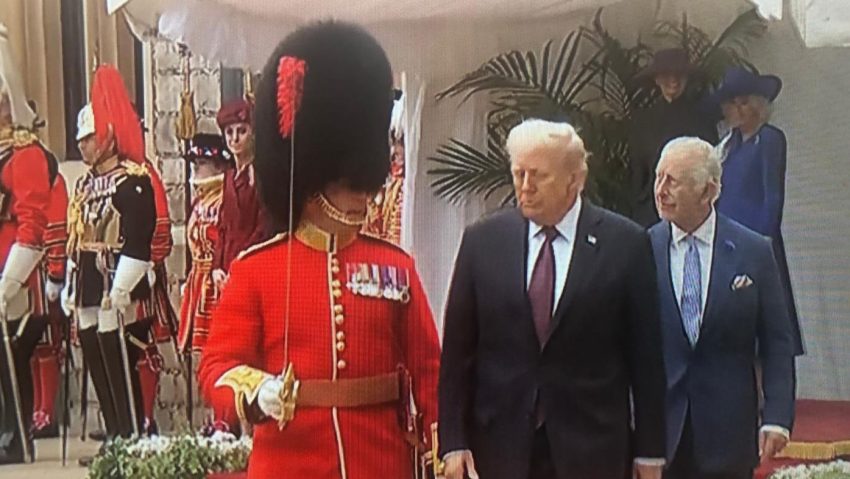 Donald Trump a ajuns la castelul Windsor, în prima zi a vizitei sale de stat în Regatul Unit