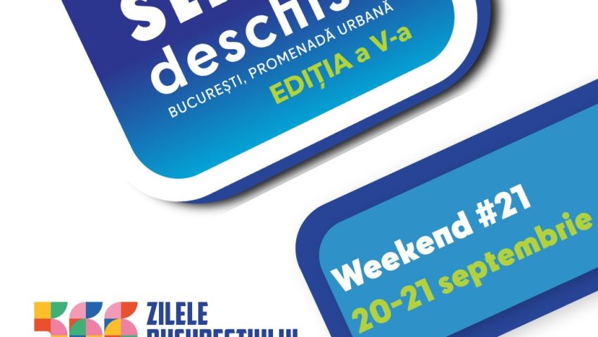 Weekend festiv la „Străzi Deschise – București, Promenadă urbană”, cu prilejul Zilelor Bucureștiului