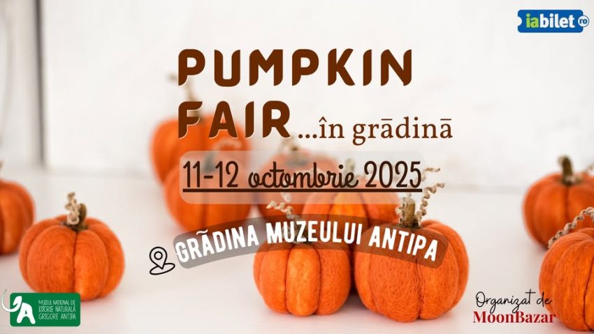 ,,Pumpkin Fair”, la Antipa, la sfârșit de săptămână