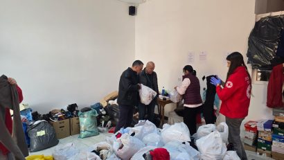 Centru de donații al Primăriei Sectorului 5 pentru victimele exploziei din Rahova