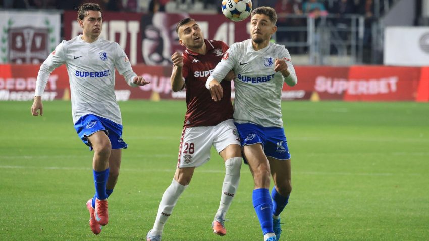 Alexandru Dobre, „pe cai mari” în „Giulești”, acolo unde Rapid București o învinge pe Farul Constanța, la capătul unei partide cu patru goluri: „alb-vișinii” au preluat „fotoliul de lider” în Superligă
