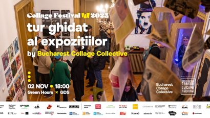 Tur ghidat în expozițiile Collage Festival & concert Alex Ștefănescu